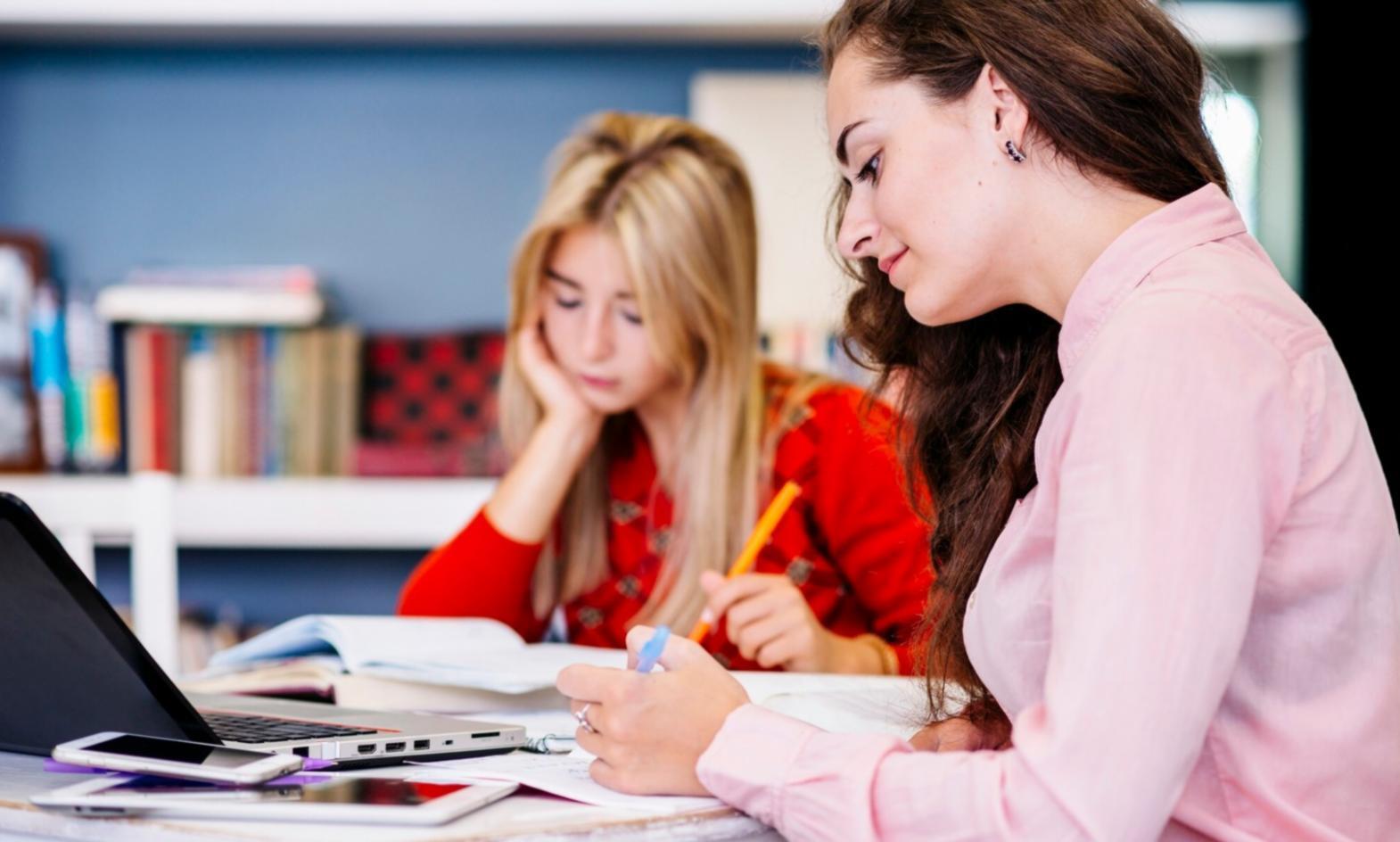 Financial planning workspace with documents and calculator