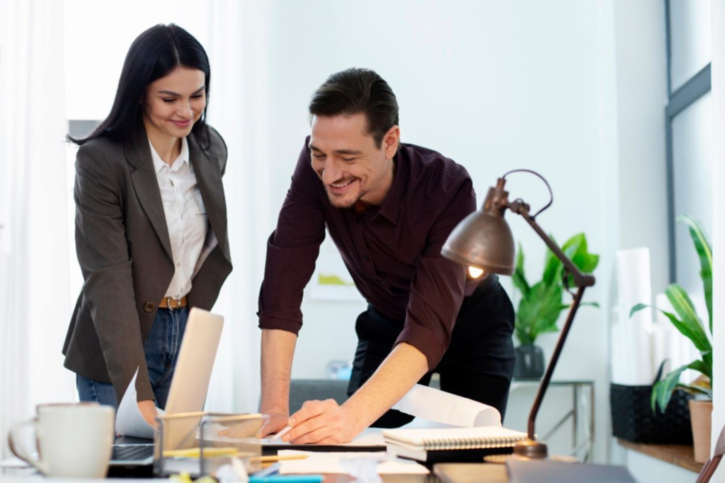 Financial planning workspace with charts and analysis tools